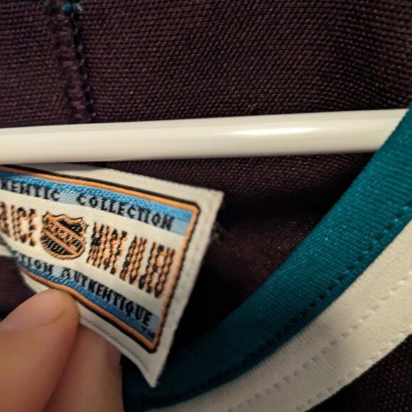 Vintage Authentic CCM Center Ice Collection Anaheim Mighty Ducks Hockey Jersey - Picture 3 of 9